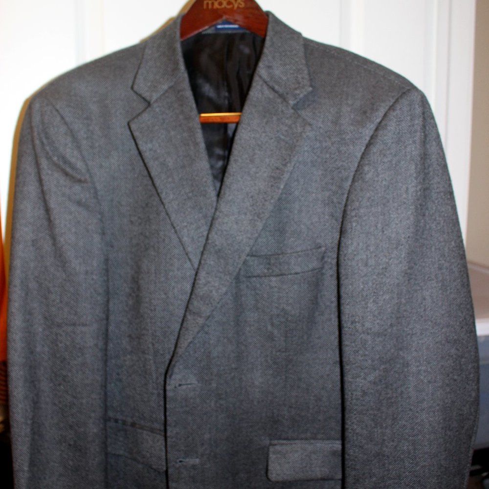 Charcoal Wool blazer 44S